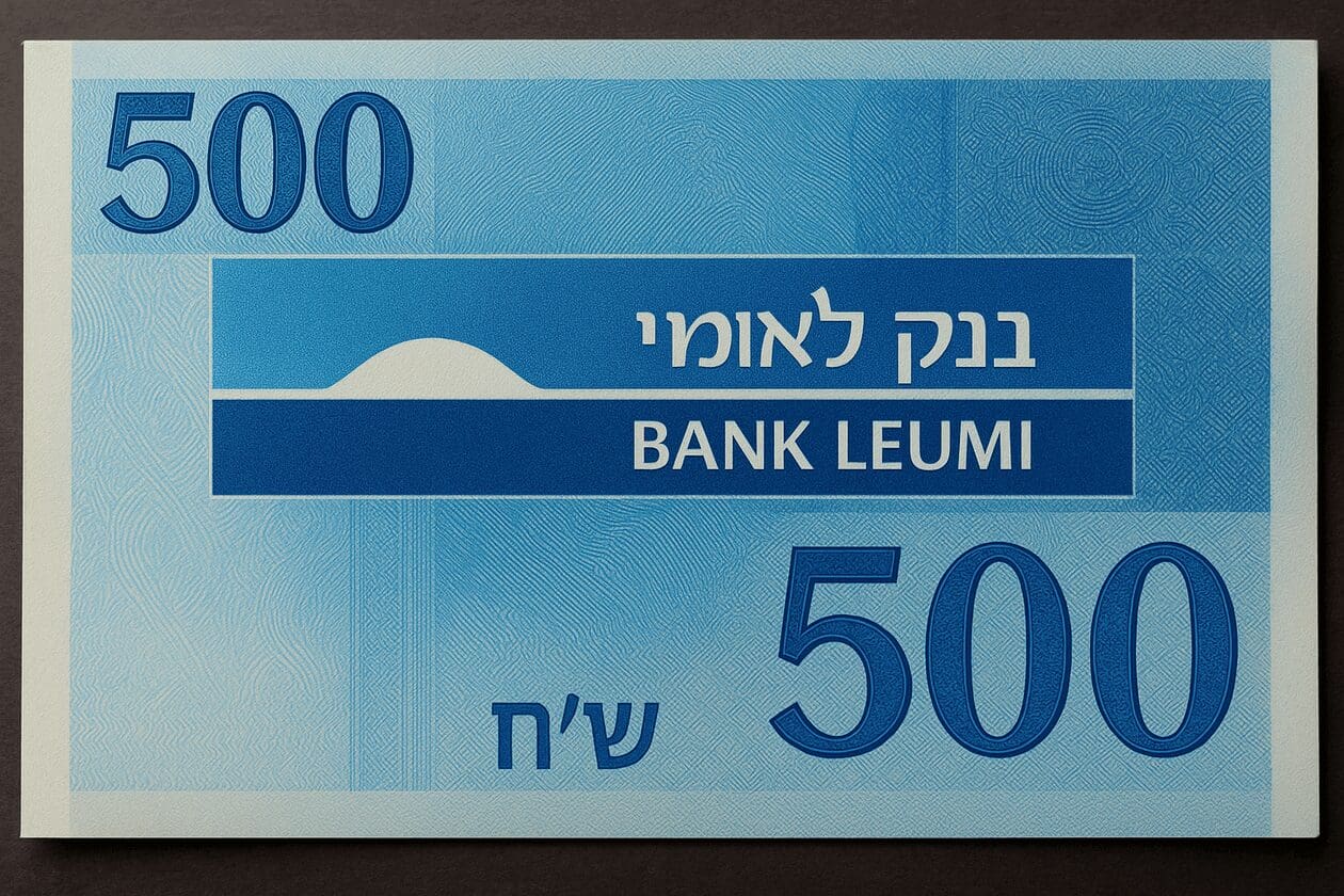 בנק לאומי 500 שח