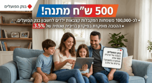 500 שח בנק הפועלים